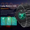 LIGE Neue Herren Smartwatch Bluetooth Anruf Wasserdicht Edelstahlarmband Smartwatch Herzfrequenz Schlaf Gesundheitsmonitor Fitnessuhr