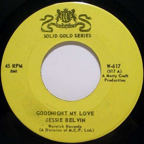 

7inch Record JESSE BELVIN / GENE CHANDLER - Goodnight My Love / Duke Of Earl W617 Warwick US Rock Used