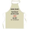 Kitchen Apron - Anna - Humorous Pattern «Anna Doesn't Exist» - Durable Cotton - French Printing