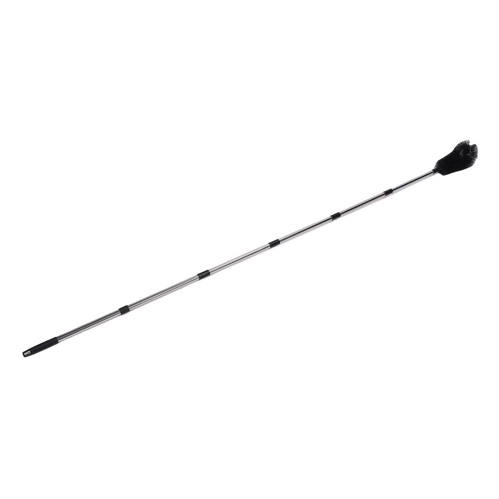 Rain Gutter Cleaning Tool Adjustable Gutter 9.5 FT Long Cleaning Brush From Ground with Bendable Nylon Brush Rotating
