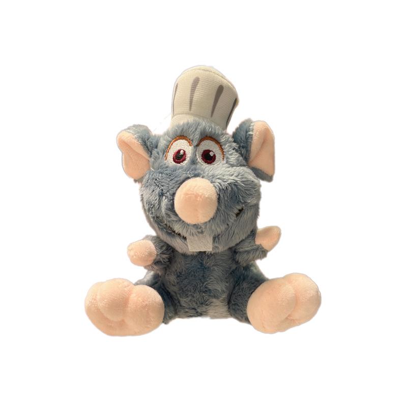 New Cute Cartoon Chef Mouse Plush Pendant Doll Animal Doll Gift Keychain Plush Toy Anime Peripheral