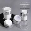 Portable Vacuum Press Pump for Cosmetics: Refillable Face Cream, Lotion, and Foundation Travel Bottle.