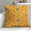 classic pattern Indian Ethnic Pattern Cushion Cover Soft  EasyWash Pillow Case  Versatile for Couch Bed Travel and Office