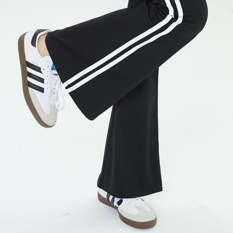 UNIFREE Collegiate Style Color Block Flared Casual Pants