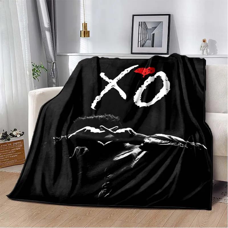 New Singer Star TThe Weeknd Soft Plush BlanketFlannel Blanket Throw Blanket for Living Room Bedroom Bed Sofa Picnic Cover Kids