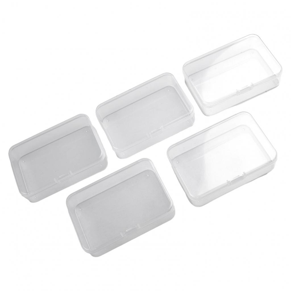 5 Stück Plastikbox Aufbewahrung Nützlicher Behälter Schmuck Neu