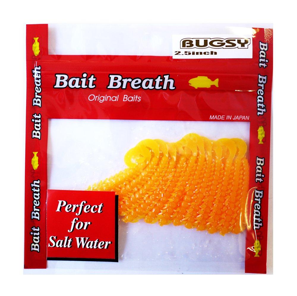 Приманка Bait Breath Worm Bugsy Perfect 2,5 дюйма S841 Манговый Желтый.