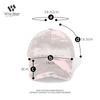 Camouflage Embroidery Baseball Cap Women's Street Tide Brand Soft Top Cap Production of Old Washing Water Visor