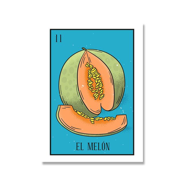 Abstract Mexican Tarot Poster and Prints Nordic Wall Art Pictures Colorful Lottery Canvas Painting for Living Room Home Decor