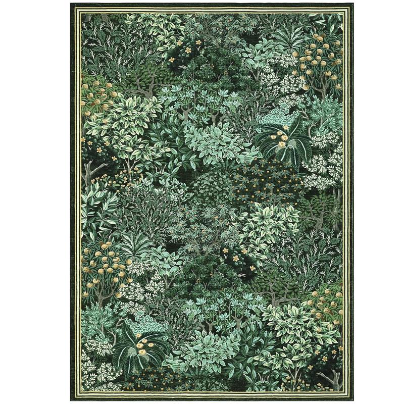 Living Room Carpet Non-slip Machine Washable Floor Mat Forest Plant Rug Large Area Bedroom Bedside Mats Home Decoration Carpets