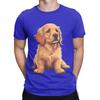 Cute Golden Retriever Graphic 100 Cotton TShirt Gloden Retirever Tops Tees For Unisex