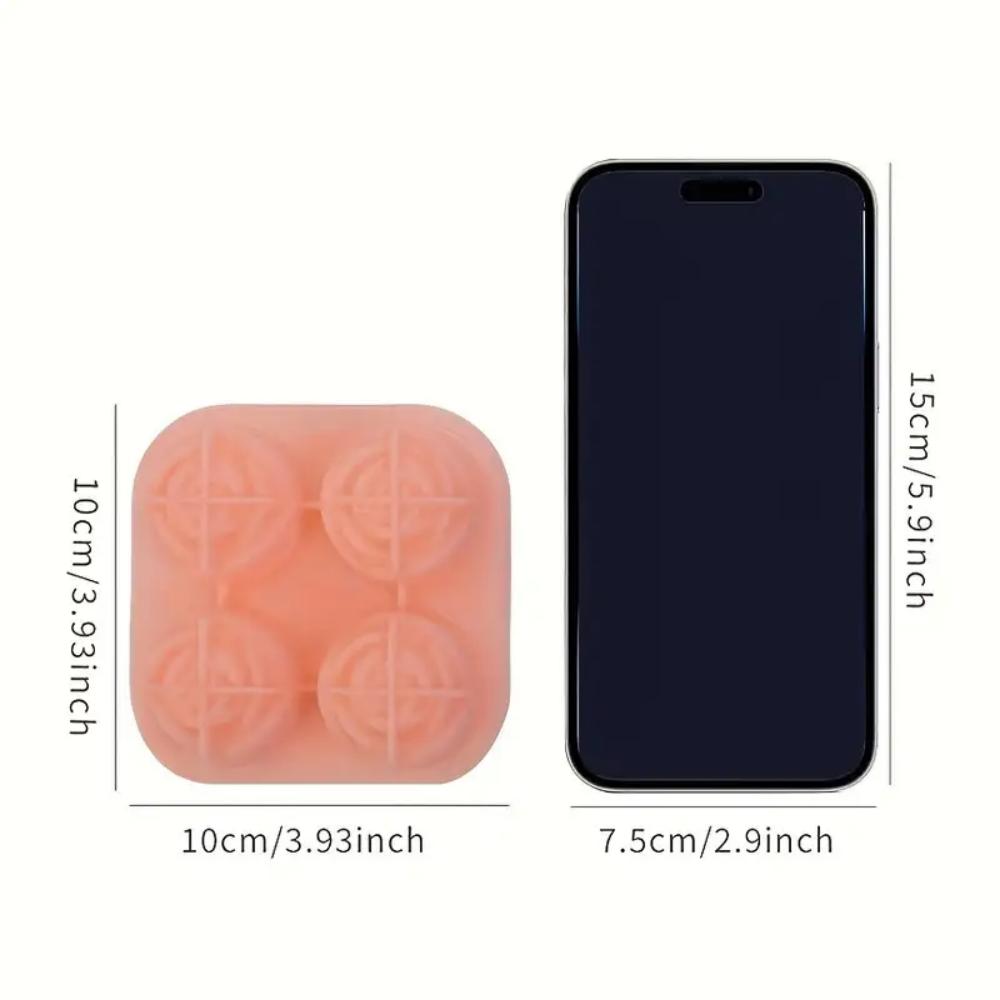 1 piece rose silicone ice cube tray mold - food-grade reusable ice cube tray, flower-shaped ice cubes, easy-to-remove design
