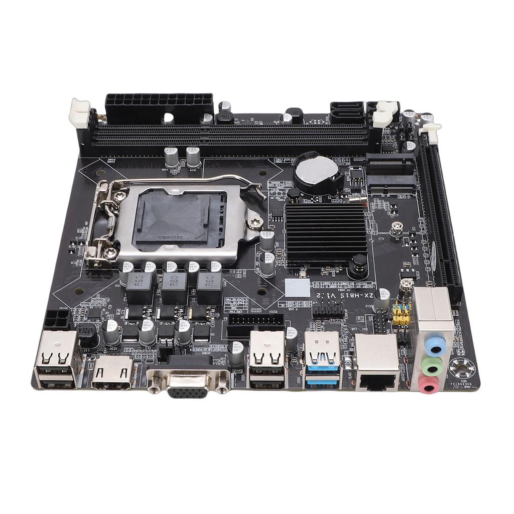 H81 Motherboard Support for   I3 I5 I7 Dual Channel DDR3   ITX Gaming Main Board with Serial ATA 6GbCelsiuss M.2 NVMe Slot PCI Express X16