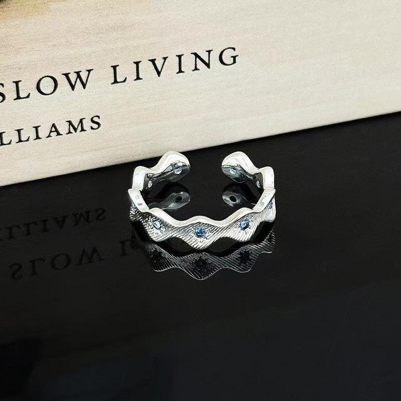 Starlight Cold Wind High-End Niche Design French Personalized Stacking Set Star Opening Ring