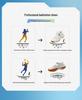 Unisex Kids' Breathable Badminton Shoes, Shock-Absorbing Sports Footwear for Youth Competition and Training