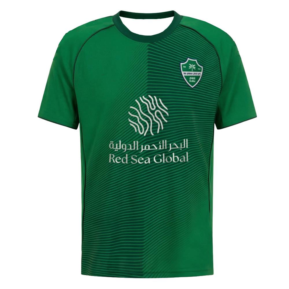 Men and Women's Cool Al Ahli Saudi Red Sea Global Print Soccer Jersey Football T-Shirt Comfortable Breathable Sport Wear for Kid