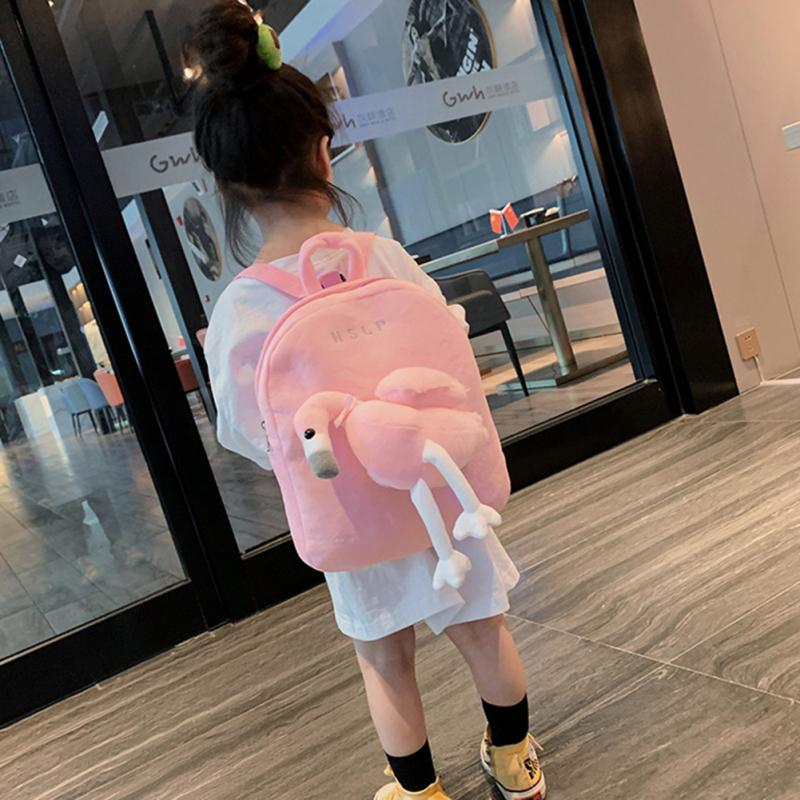 Çocuk Anti-kayıp Schoolbag Anaokulu Erkek Kız Için Sevimli Karikatür Peluş Sırt Çantası