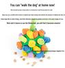 Pet Sniff & Play: Hidden Food Rubber Ball Toy for Dogs
