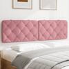 Vidaxl Headboard Cushion, Pink, 180 Cm, Velvety