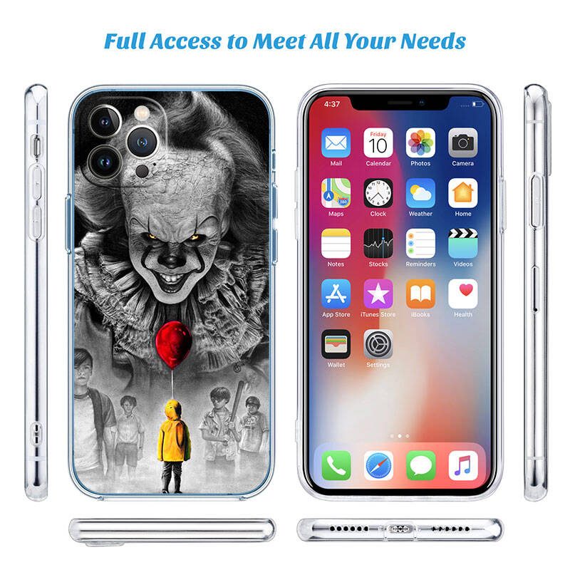 MH72 It Clown Case for Motorola E7 G6 G7 G8 G9 Plus Power Play G10 G20 G04 E30 E40 E22 E20 E13 E15 G22 G23 G05 G75 G35 G55