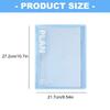Refillable B5 Size Format Loose Leaf Planner Notebook with Clear PP Cover Reinforced Binding Great for School Office