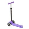 VEVOR Kick Scooter for Kids Ages 3+, 3-Wheel Toddler Scooter with Light-Up Wheels, Adjustable Height Handlebar, Wide Anti-Slip Deck