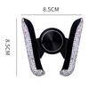 Car Phone Holder Diamond Crystal Car Air Vent Mount Clip Mobile Phone Holder Stand in Auto Bracket Interior Accessories