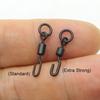 20pcs Carp Fishing Quick Change Swivels Fit Ronnie Carp Rigs Accessories Carp Flexi Spinner Hook Swivels For Carp Fish Tackle