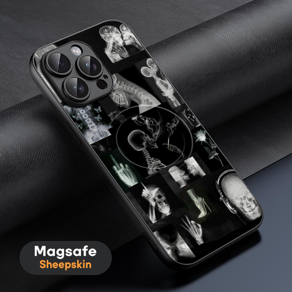 Cool Body structurES Hot NEW Phone Case For iPhone 16 15 14 13 12 11 Plus Pro Max  High-end Luxury Magsafe Sheepskin
