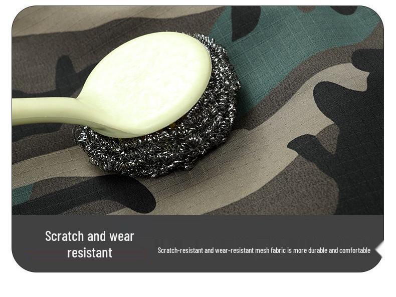 Camouflage Gefütterte Wasserdichte Baumwolljacke – Mittellang, Dick, Warm & Verschleißfest