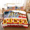 Home Textile Route66 Quilt Cover 3D Digital Printing Three-Piece Set