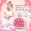 Push Quick Pop Fidget Toys Light Up Fidget Toy Electric Pop Bubble Game Controller Handheld Toys Birthday For Kids Girls