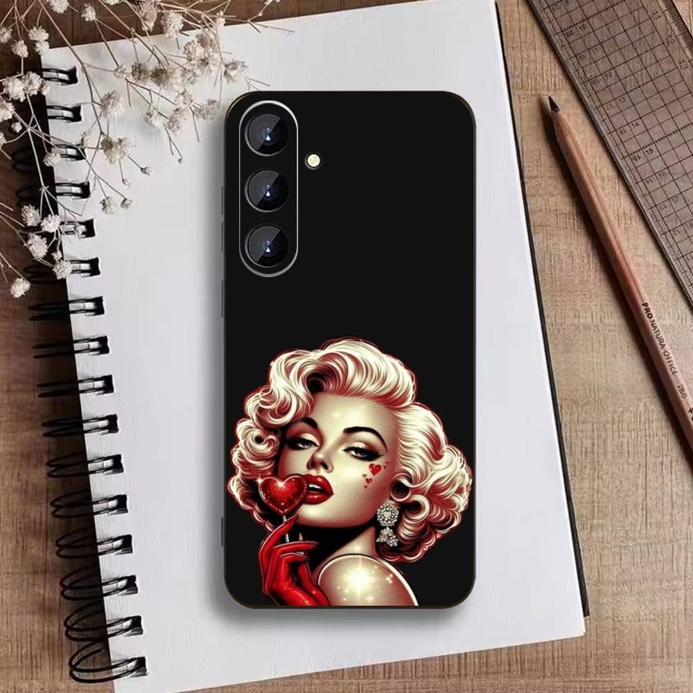 Singer T-Madonna Phone Case For Samsung Galaxy A73,21,22,32,71,53,52,51,80,5G Soft Black Cover