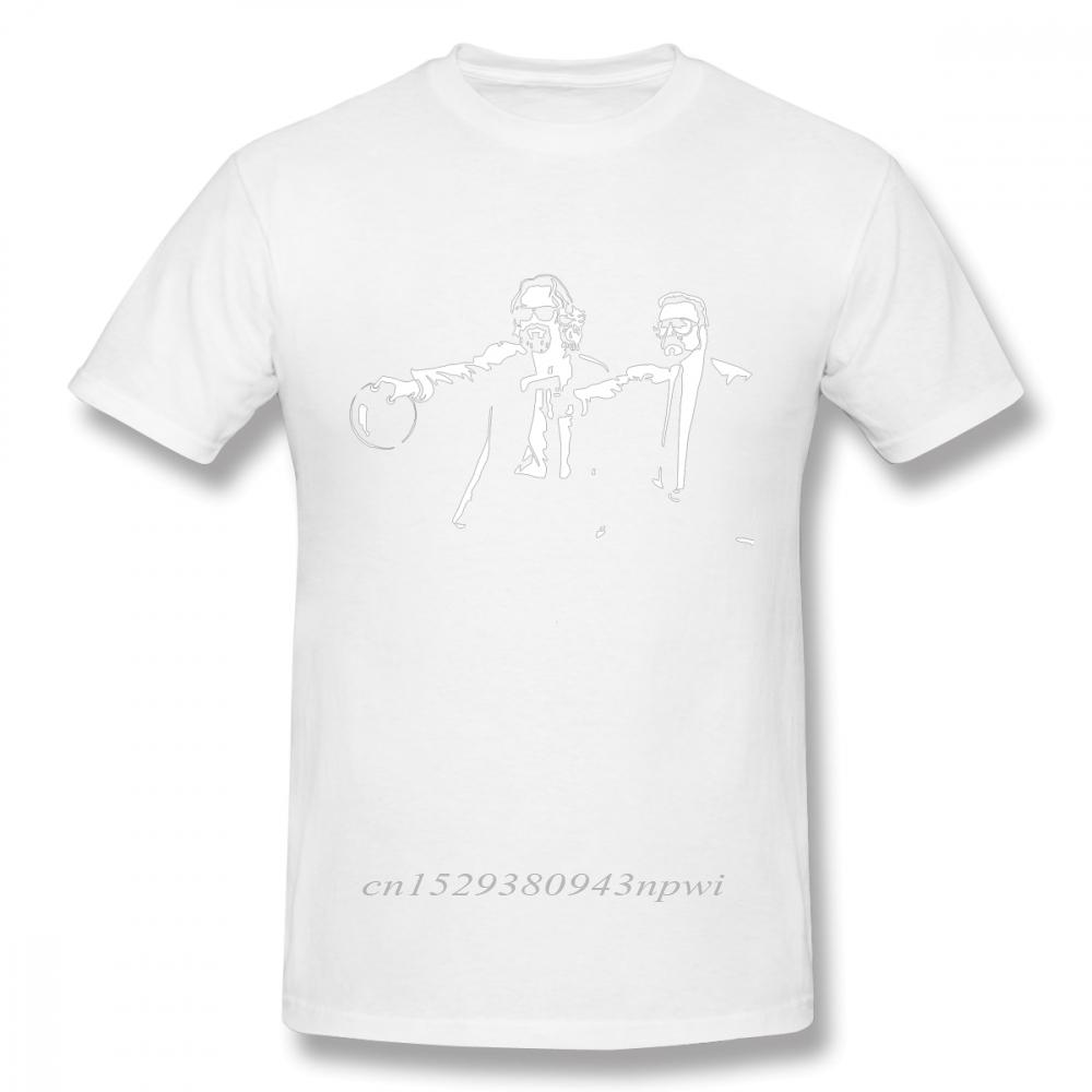 Big Lebowski Dude Abides Walter Pulp Fiction T Shirt Funny Unique Design Unisexs TShirt 100 Cotton Big Size Camiseta