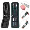Manicure, Pedicure Kit, Nail Clippers,Professional Grooming Kit, Nail Care Tools with Travel Case,Set of 6 Pieces