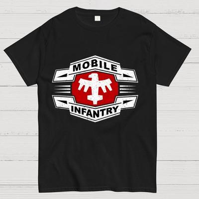 Vintage Starship Troopers Mobile Infantry Unisex Unisex T-shirt S-4XL