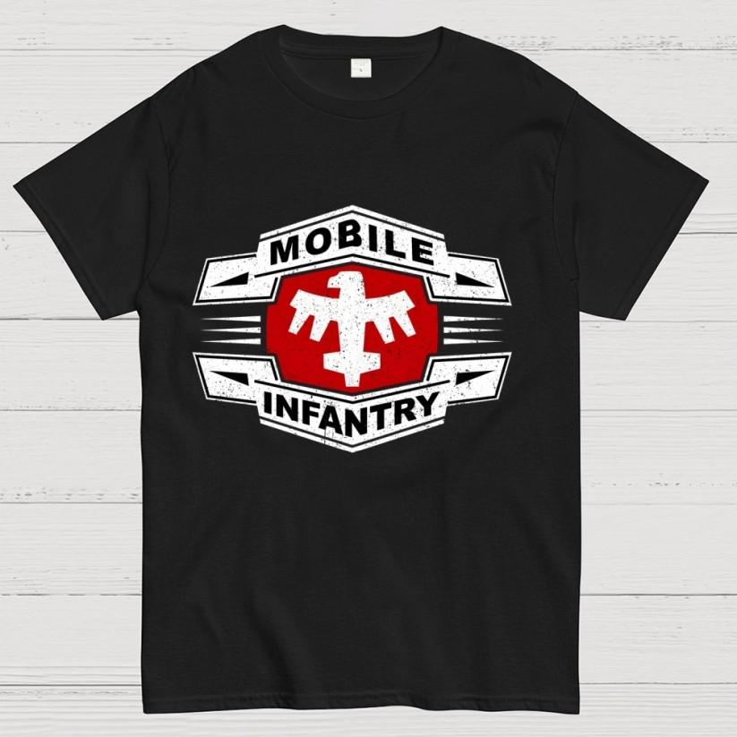 Vintage Starship Troopers Mobile Infantry Unisex Unisex T-Shirt S-4XL S разноцветный