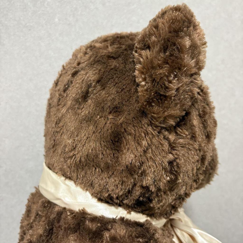[USED] Big Teddy Bear Plush Toy with Large Ribbon
