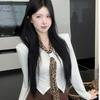 Women's Spicy Leopard Print Slim Fit Long Sleeve T-shirt - Trendy Retro Autumn/Winter Fashion