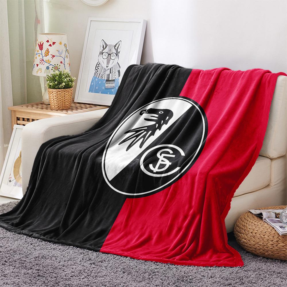 SC Freiburg Flannel Blanket, High Quality Comfortable for All Seasons, Home Decor, Warmth and Comfort