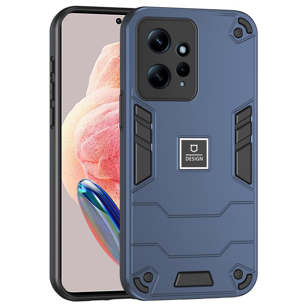 For Xiaomi Redmi Note 12 4G Case 2 in 1 Shockproof Phone Cover Oil-proof