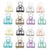 Hollow Dovetail Clip MultiColor Long Tail Binder Clips Paperclip Office Decorative Tool(S )