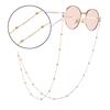 Woman Fashion Round Beaded Anti-slip Eyeglasses Chain