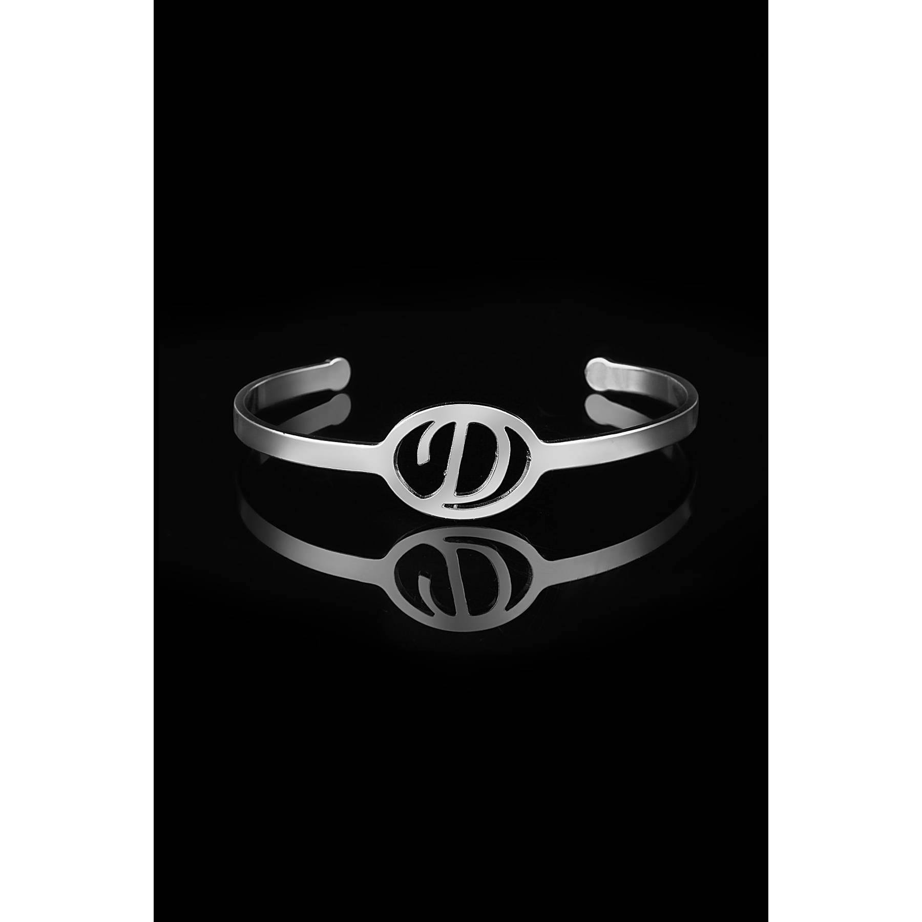 

Steel Silver Women s D Handcuffs Bracelet