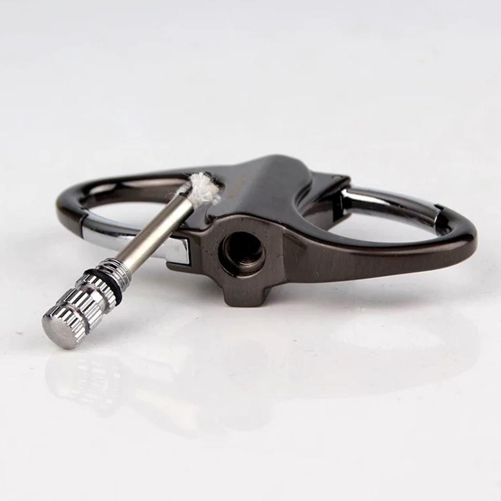 Horolezecká řetízková klíčenka Kovový petrolejový delfín Tisíc zápalek