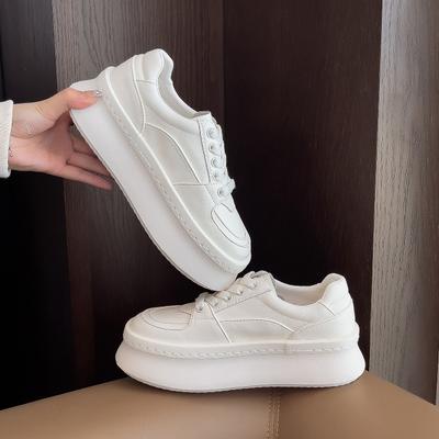 New Women's Height-increasing, Casual and Versatile Shoes with Thick Soles Like Sponge Cake