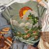 3D Printed Women's T-Shirt Casual Fashion Short Sleeve