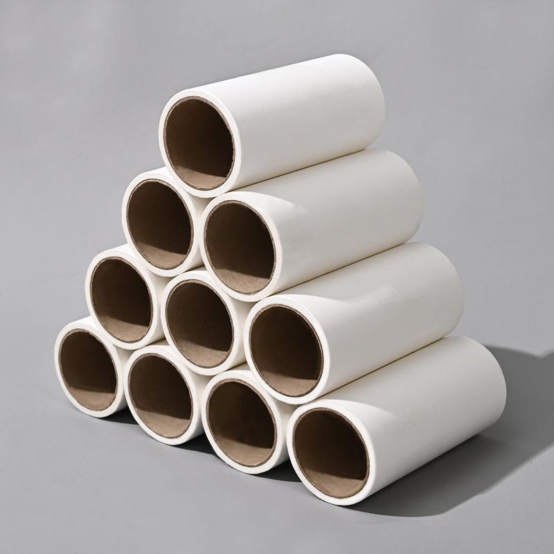 Sticky Roller Design Replaces Paper for Efficient Removal of Cat Hair Straight Tube Tear-off Replacement Paper