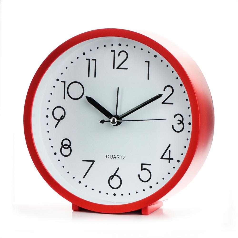 Fashionable Simple Alarm Clock Large-sized Clock Can Be Hung Without Punching Student Desk Decoration Pendulum Clock Lazy Bedside Table
