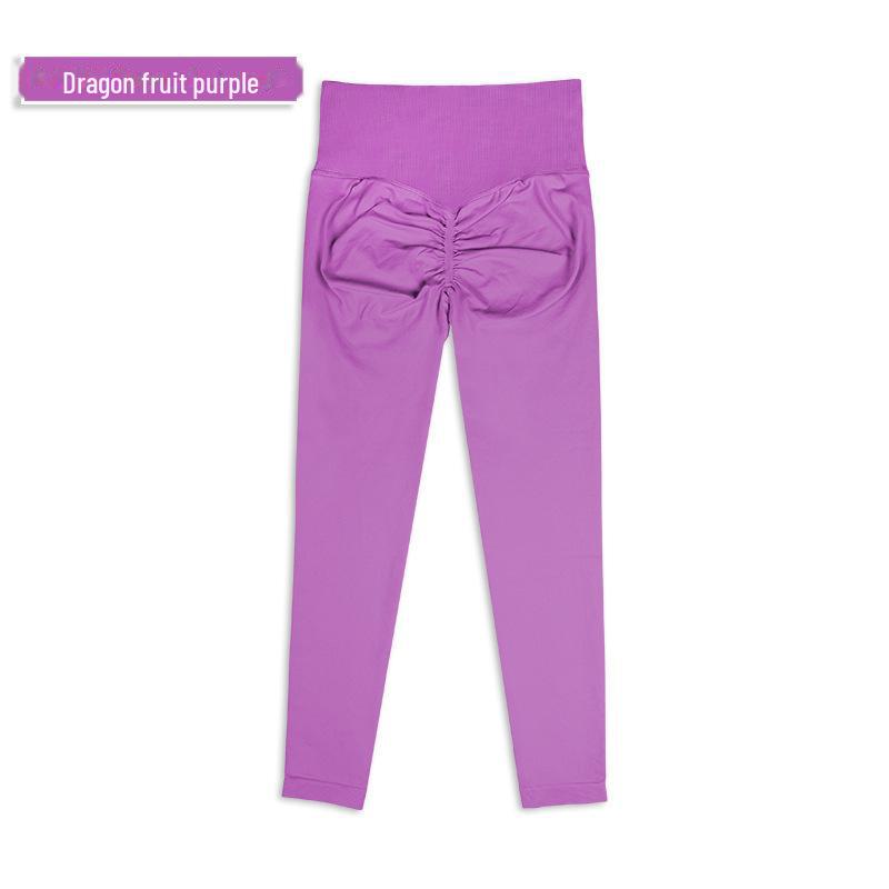 European & American DFYNE Seamless Yoga Fitness Trousers - Hip-Lifting, Tight Fit.